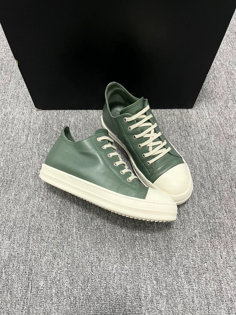 Rick Owens Low Top Green Sneakers-yf