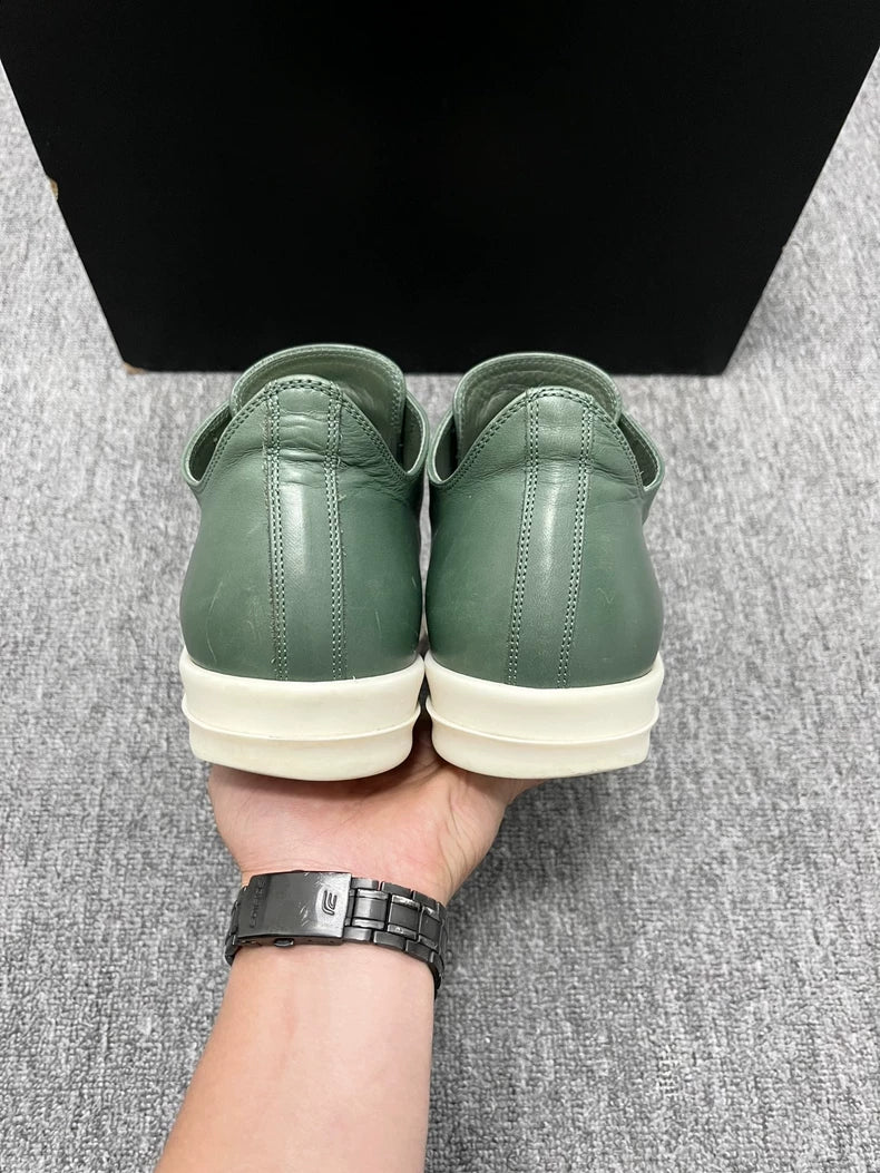Rick Owens Low Top Green Sneakers-yf