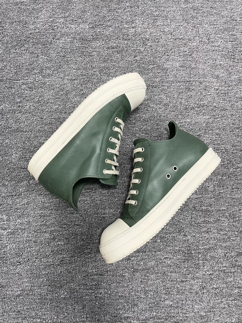 Rick Owens Low Top Green Sneakers-yf