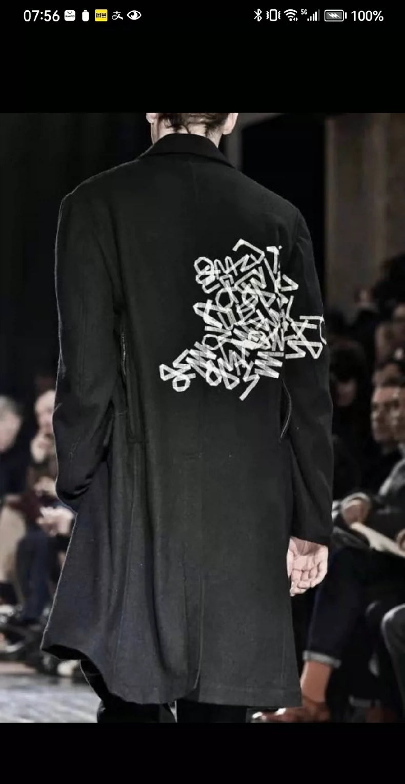 Yohji Yamamoto Coat and Pants Set