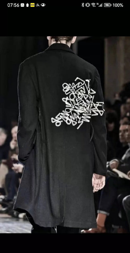 Yohji Yamamoto Coat and Pants Set