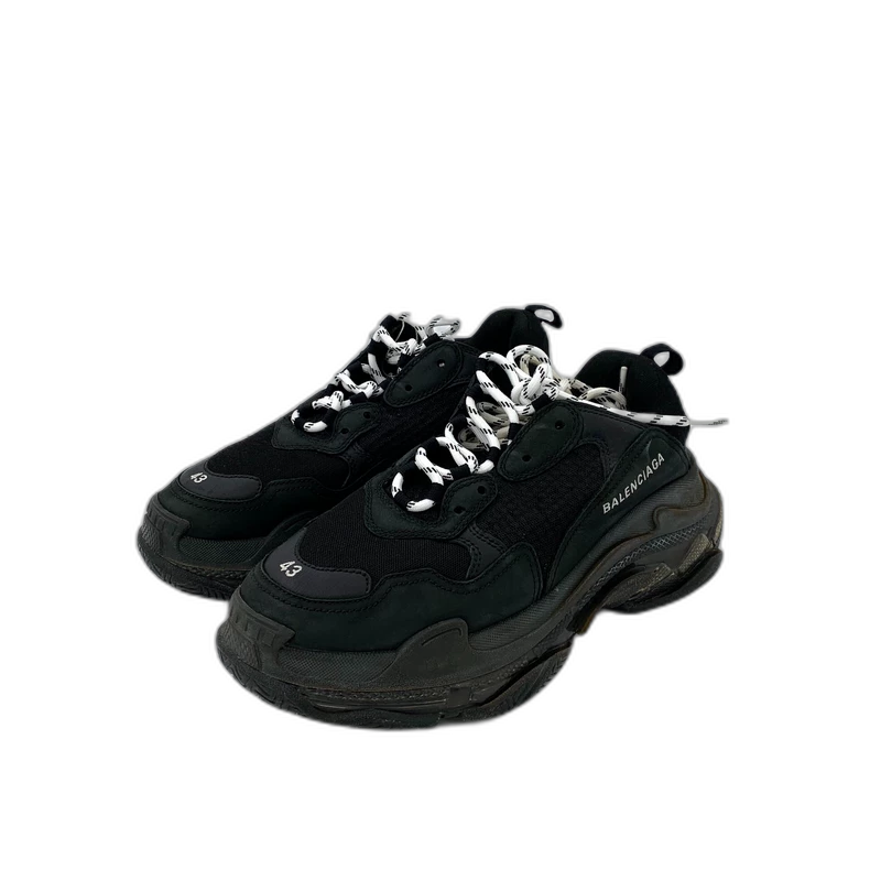 Balenciaga Black Thick Sole Sneakers
