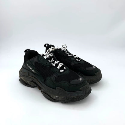 Balenciaga Black Thick Sole Sneakers