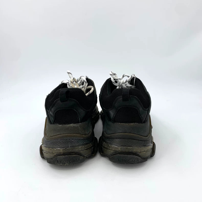 Balenciaga Black Thick Sole Sneakers