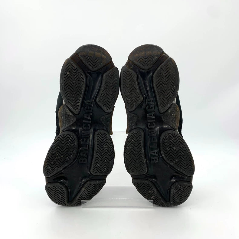 Balenciaga Black Thick Sole Sneakers