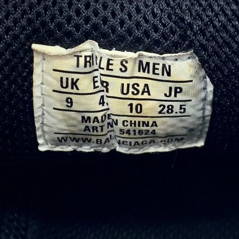 Balenciaga Black Thick Sole Sneakers