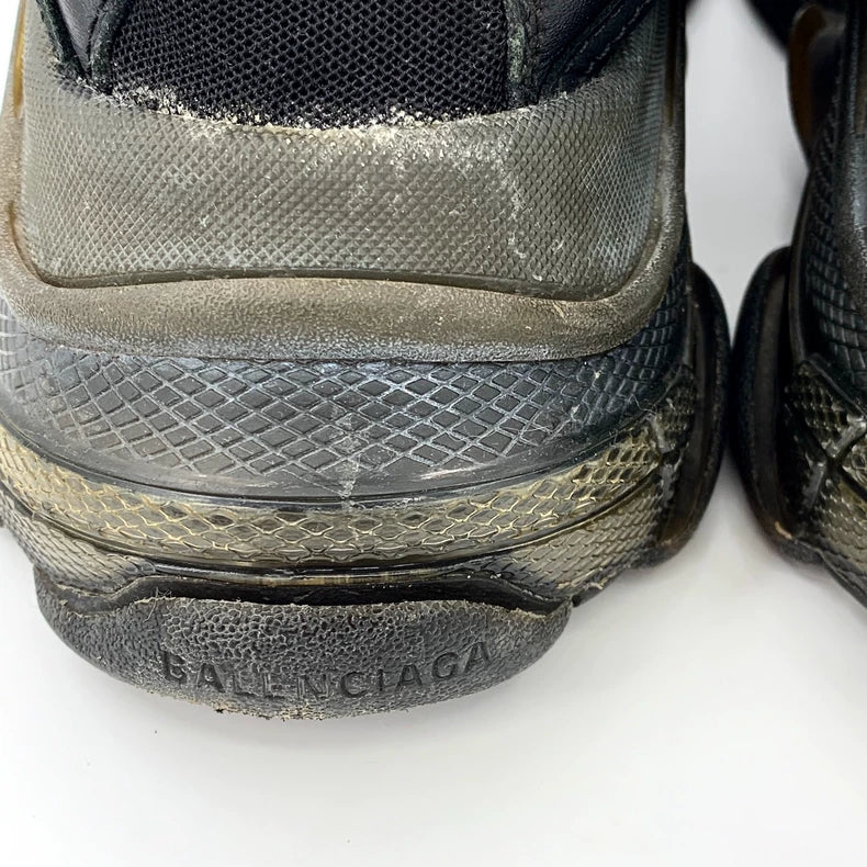 Balenciaga Black Thick Sole Sneakers