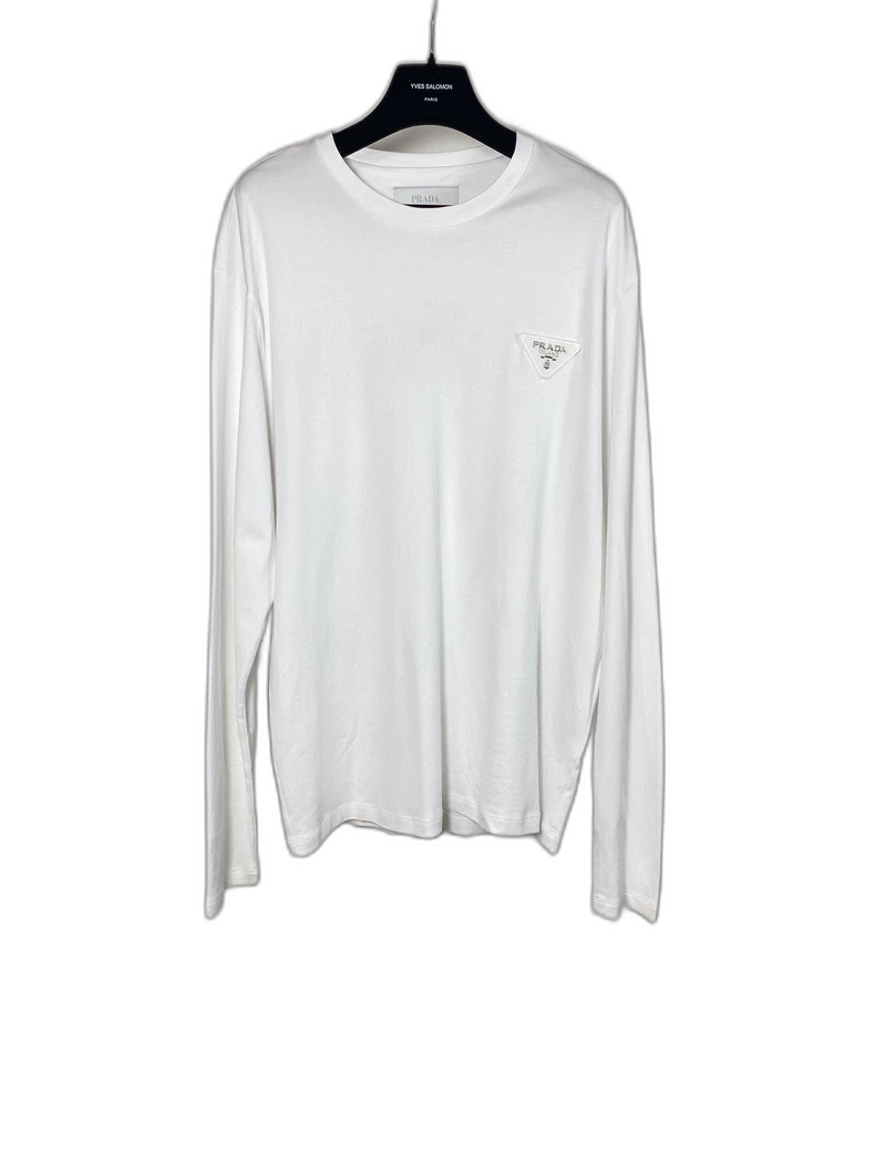 Prada Logo Long Sleeve T-Shirt