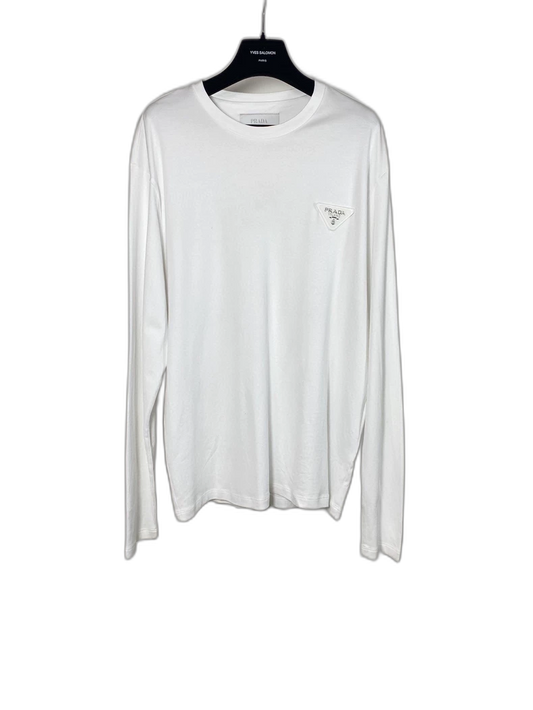 Prada Logo Long Sleeve T-Shirt