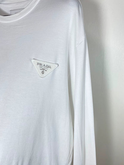 Prada Logo Long Sleeve T-Shirt