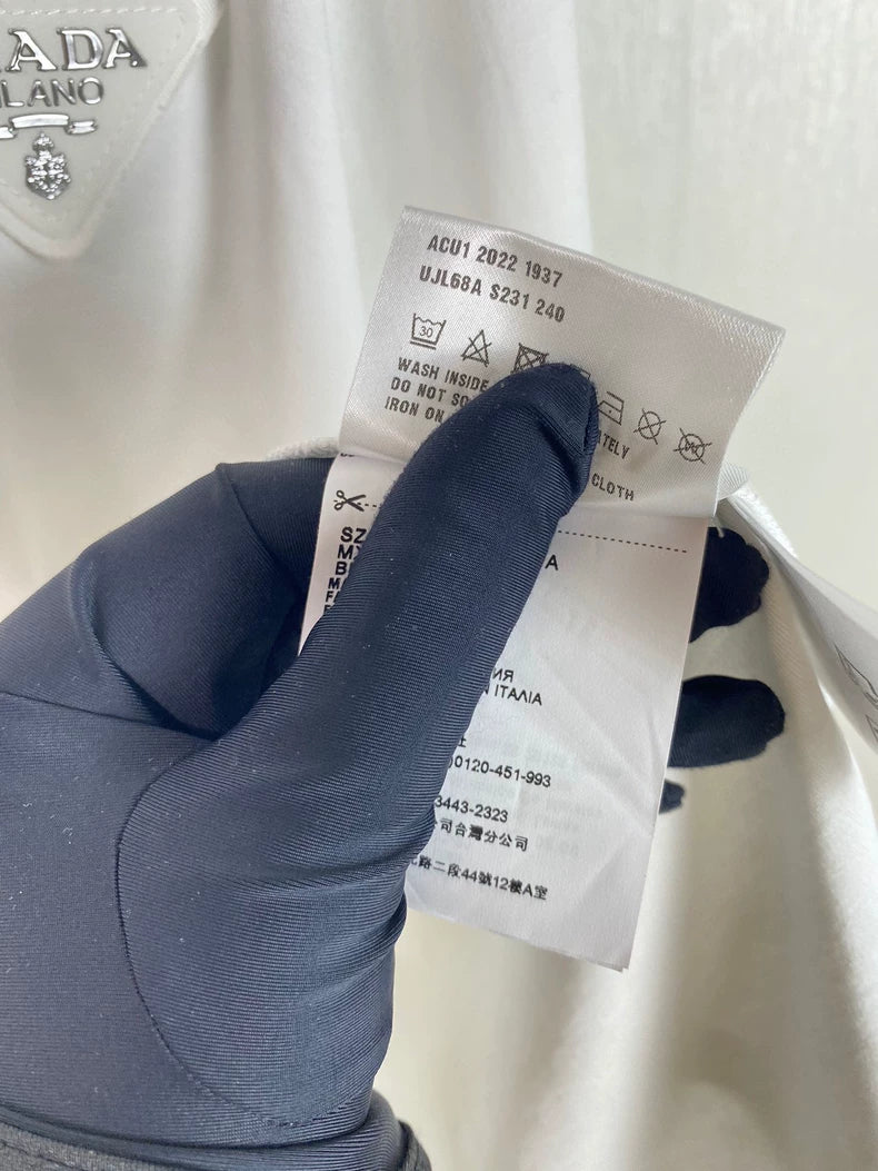 Prada Logo Long Sleeve T-Shirt