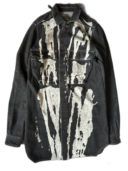 Rick Owens Long Pocket Denim Jacket