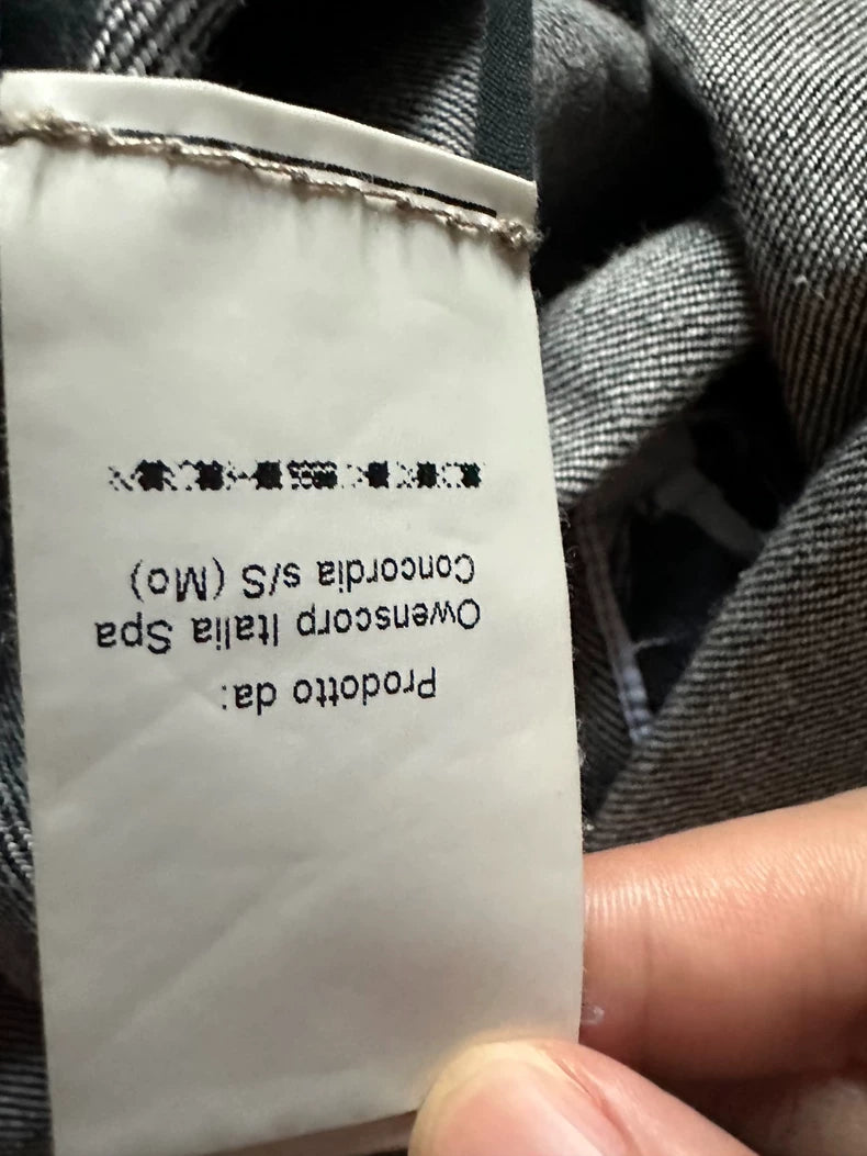 Rick Owens Long Pocket Denim Jacket