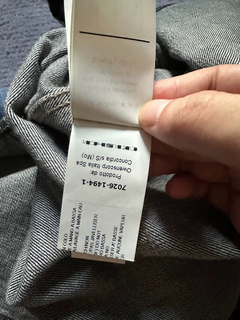 Rick Owens Long Pocket Denim Jacket