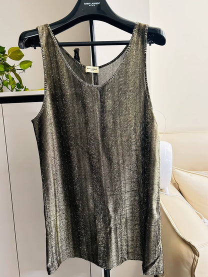 Saint Laurent Spring Summer Sleeveless Top