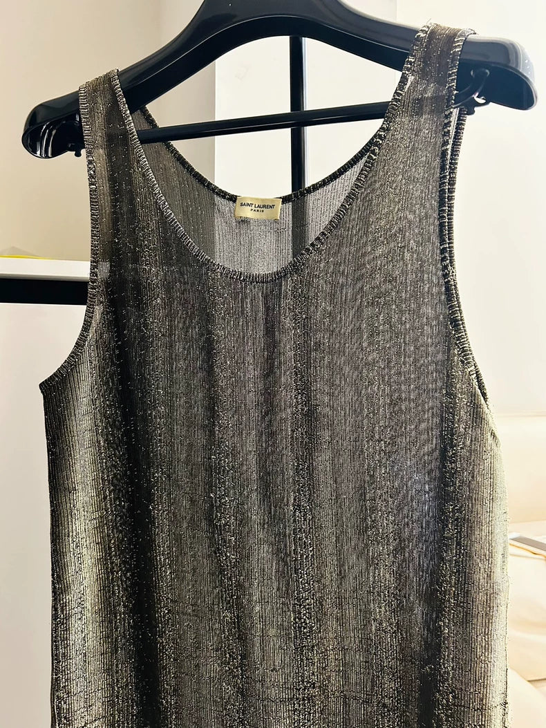 Saint Laurent Spring Summer Sleeveless Top