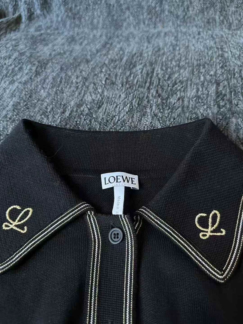 Loewe Black Knitted Long Sleeve Sweater