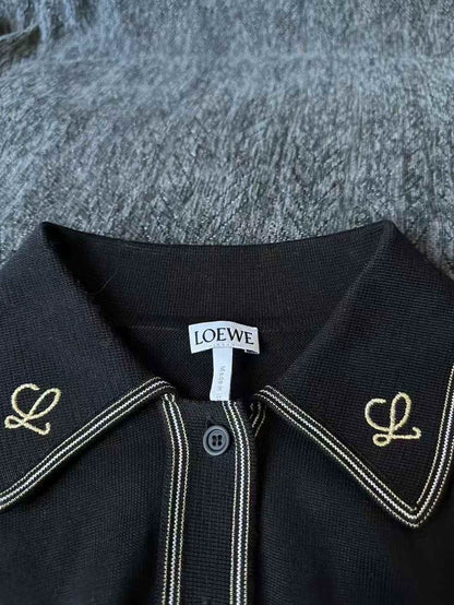 Loewe Black Knitted Long Sleeve Sweater