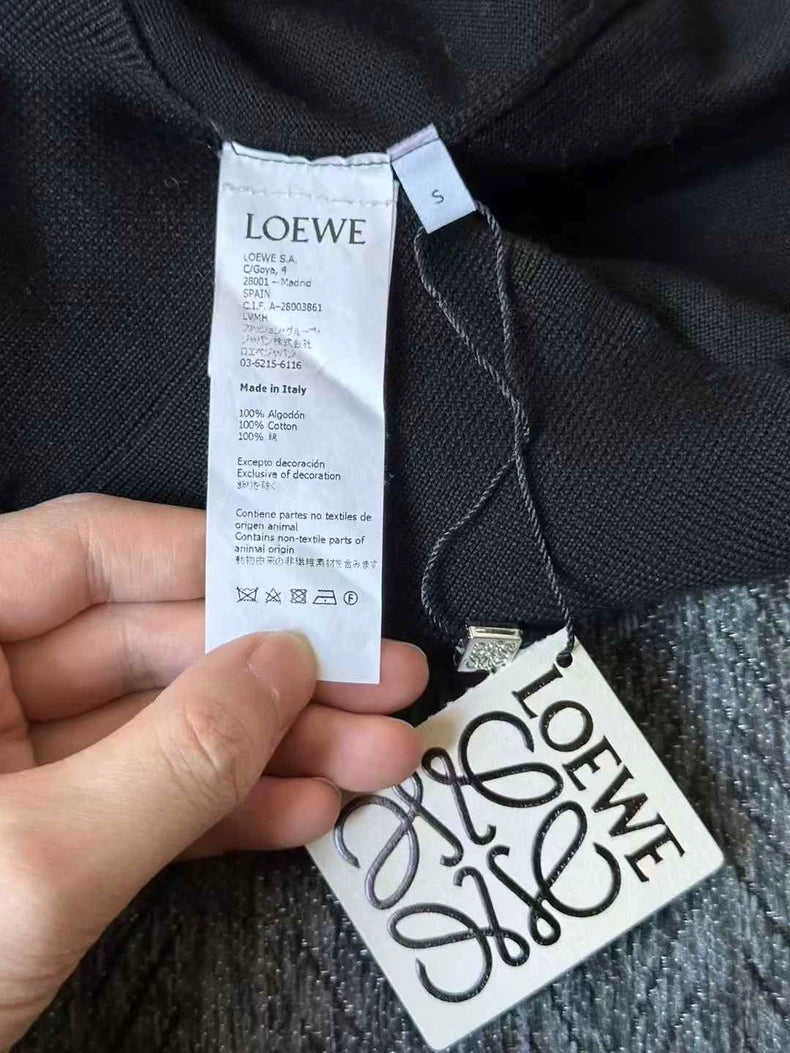 Loewe Black Knitted Long Sleeve Sweater