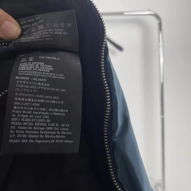 Prada Black Reversible Cotton Jacket