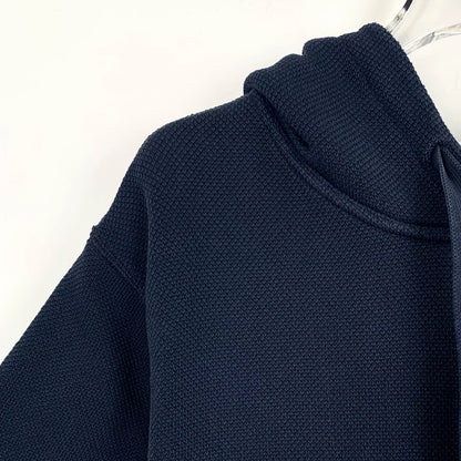 Christian Dior Dark Blue Logo Hooded T-Shirt