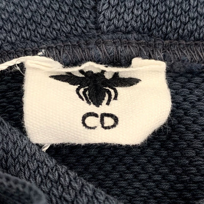 Christian Dior Dark Blue Logo Hooded T-Shirt