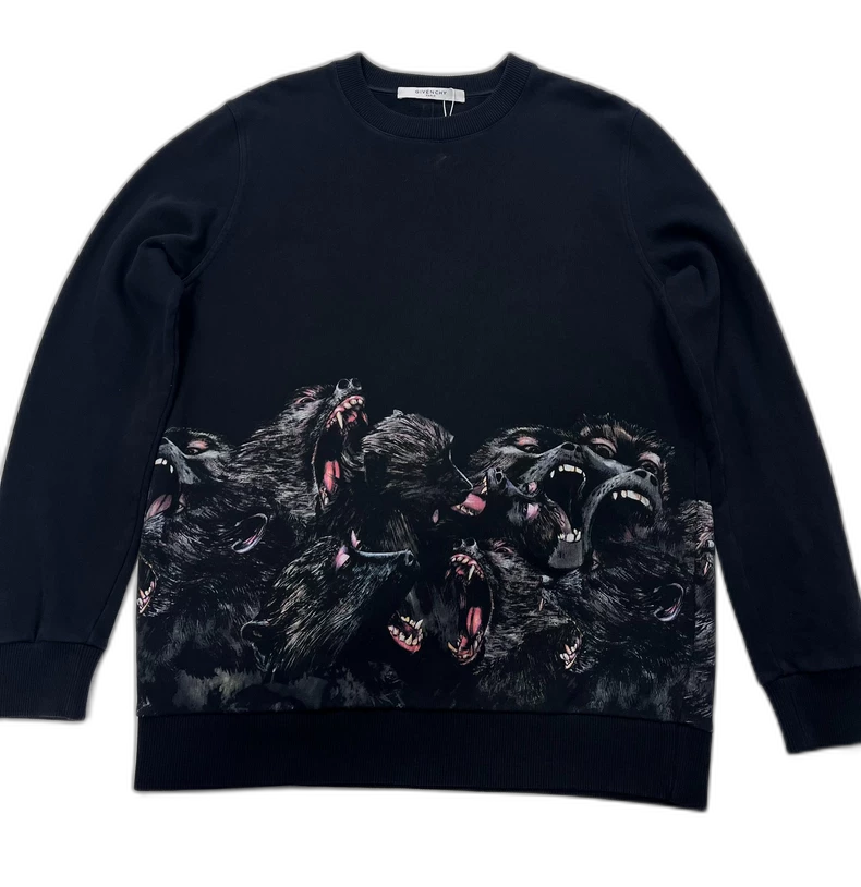 Givenchy Black Monkey Sweatshirt XS Size
