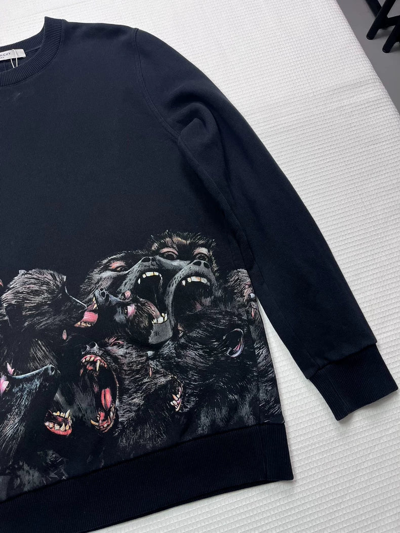 Givenchy Black Monkey Sweatshirt XS Size