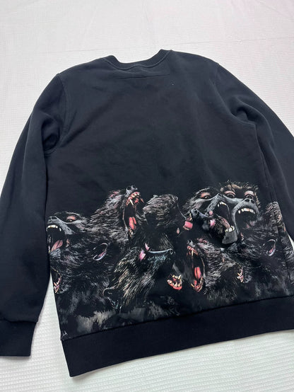 Givenchy Black Monkey Sweatshirt XS Size