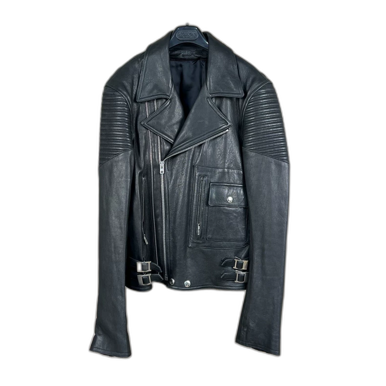 Givenchy Black Leather Motorcycle Jacket
