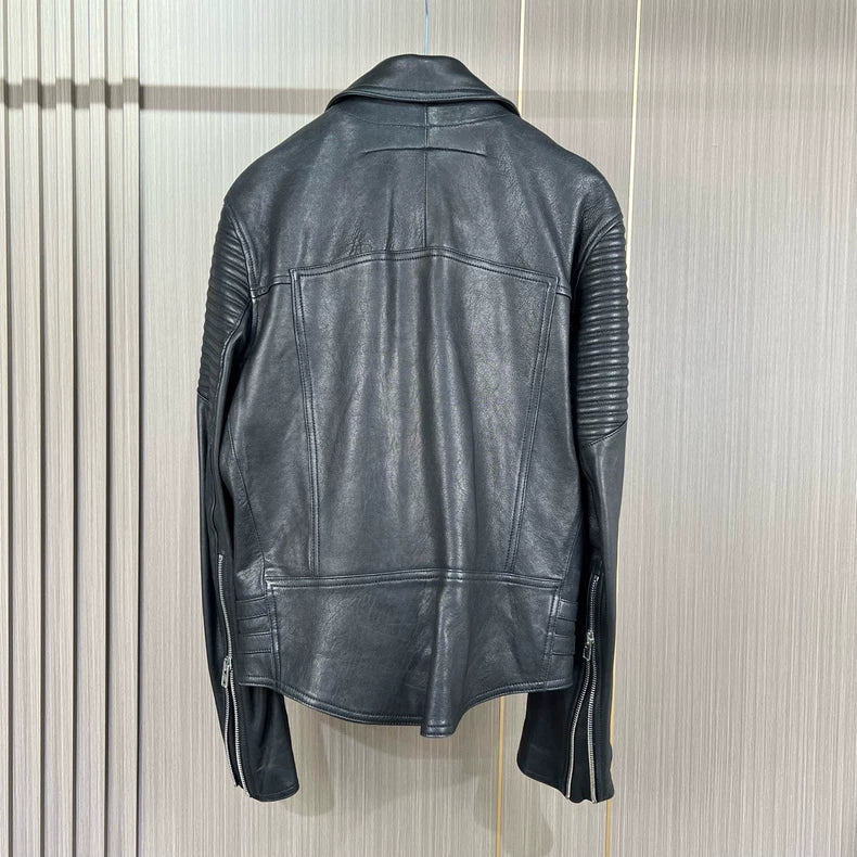 Givenchy Black Leather Motorcycle Jacket