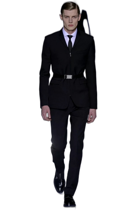 Dior Homme Runway Black Coat