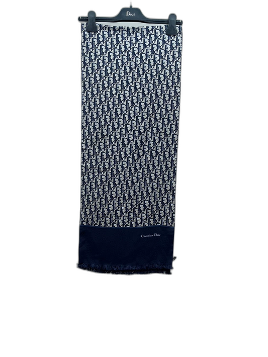 Dior Silk Scarf with Logo Pattern