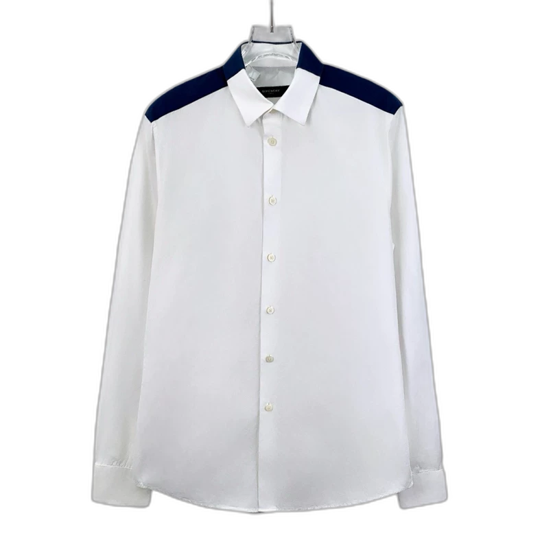 Givenchy White Cotton Long Sleeve Button-Up Shirt