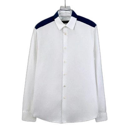 Givenchy White Cotton Long Sleeve Button-Up Shirt