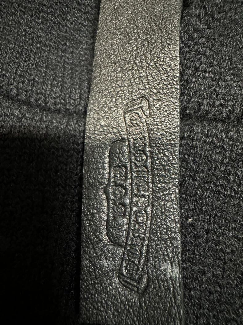 Chrome Hearts Black Cashmere Cross Patch Hoodie-yf