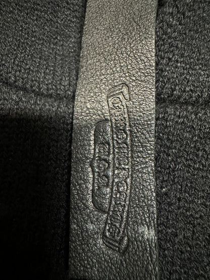 Chrome Hearts Black Cashmere Cross Patch Hoodie-yf