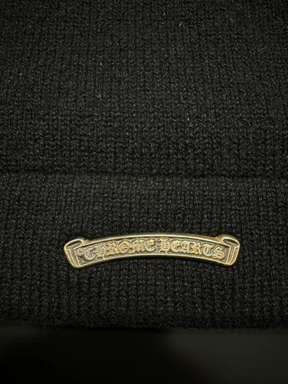 Chrome Hearts Black Cashmere Cross Patch Hoodie-yf