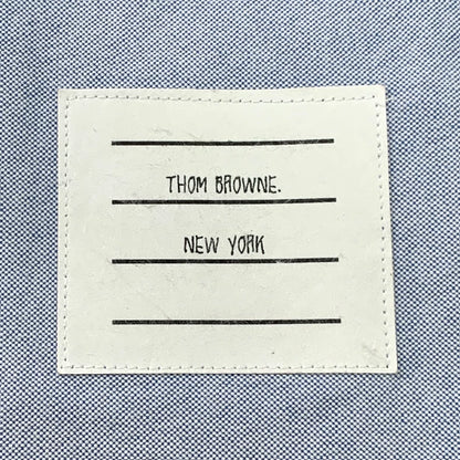 Blue Cotton Long Sleeve Button-Up Shirt