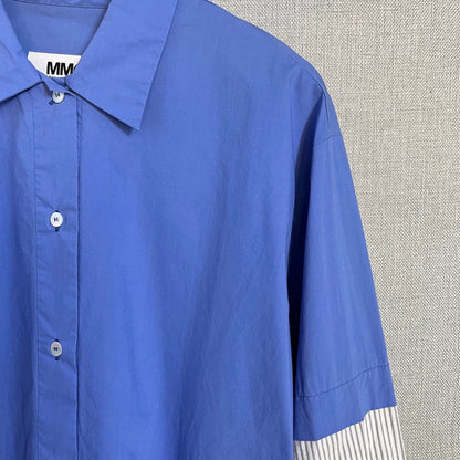 Blue Paneled Shirt from Maison Margiela