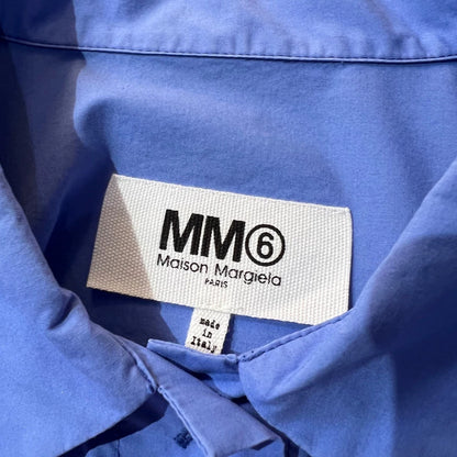 Blue Paneled Shirt from Maison Margiela