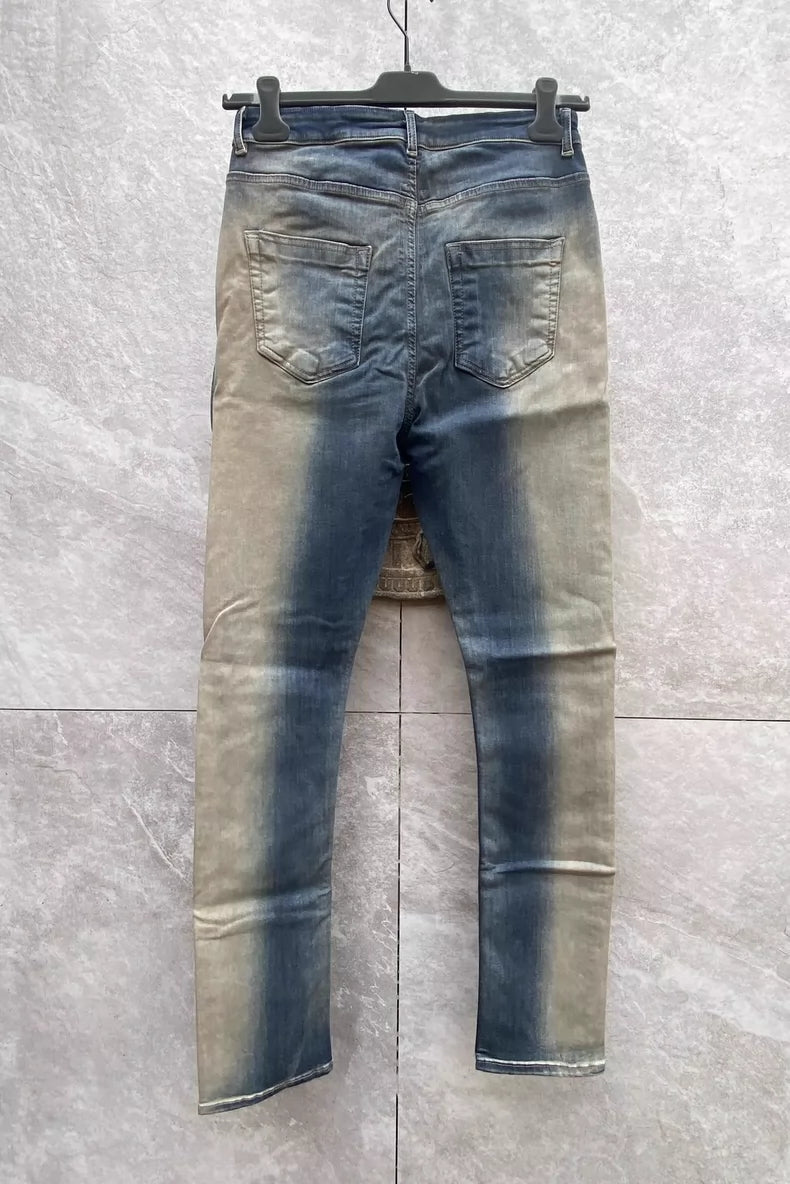 Rick Owens Gradient Detroit Cut Jeans