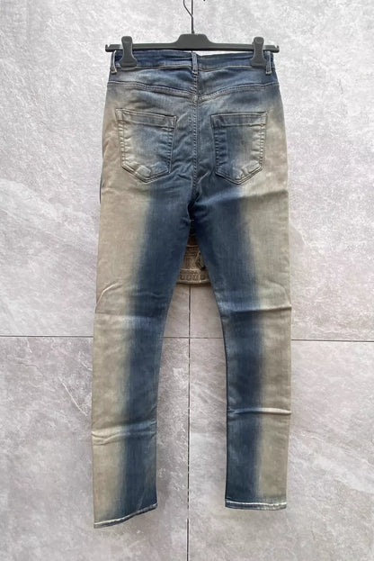 Rick Owens Gradient Detroit Cut Jeans
