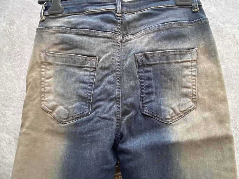 Rick Owens Gradient Detroit Cut Jeans