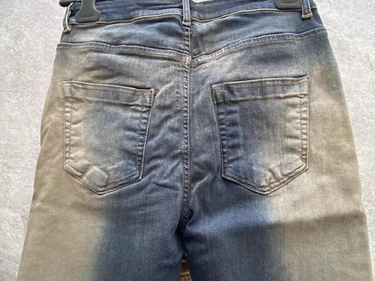 Rick Owens Gradient Detroit Cut Jeans