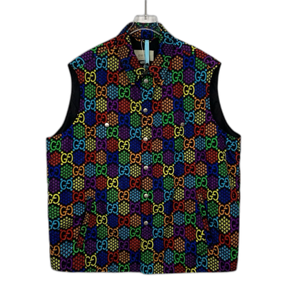 Gucci Multicolor Logo Print Vest