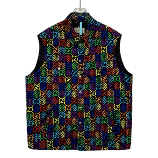 Gucci Multicolor Logo Print Vest