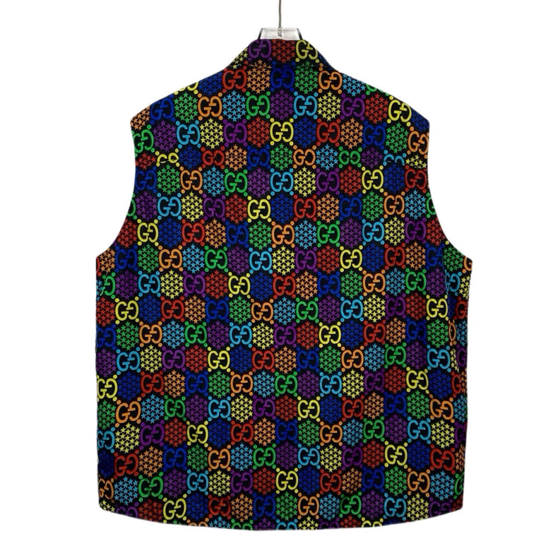 Gucci Multicolor Logo Print Vest