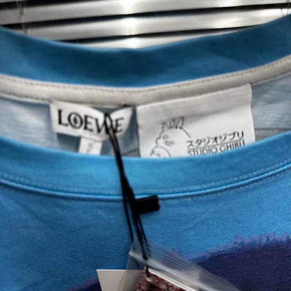 Loewe Short Sleeve T-Shirt with Totoro Design-yf