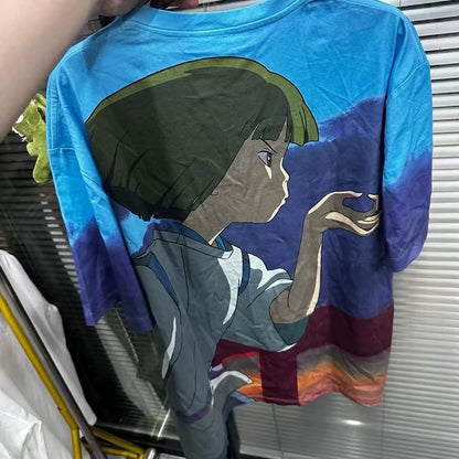 Loewe Short Sleeve T-Shirt with Totoro Design-yf